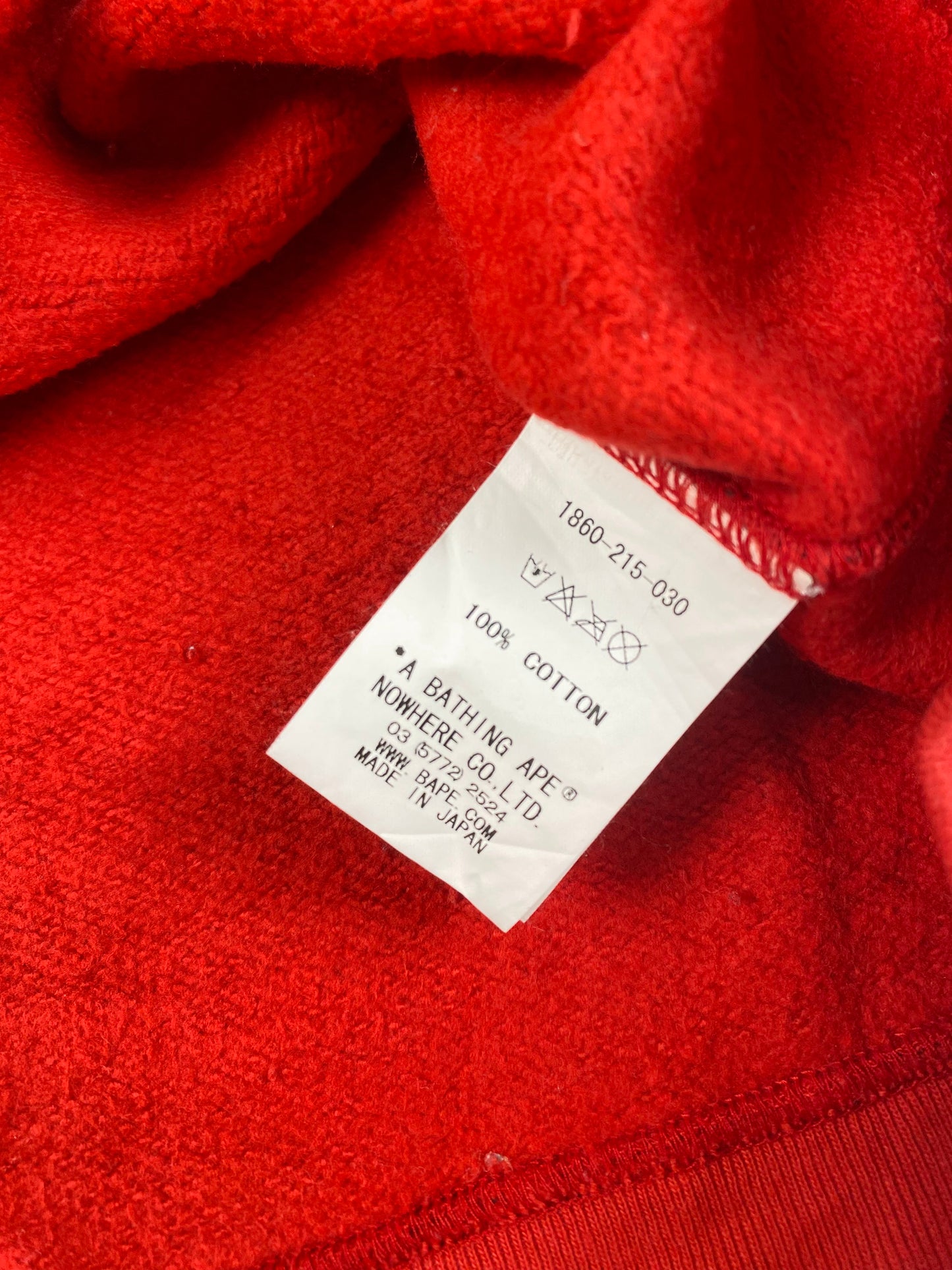 Authentic Vintage Bape Full Zip Hoodie (XS)