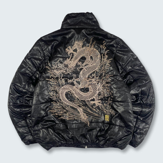 Authentic Vintage Karakuri Tamashii Padded Jacket (XXL)