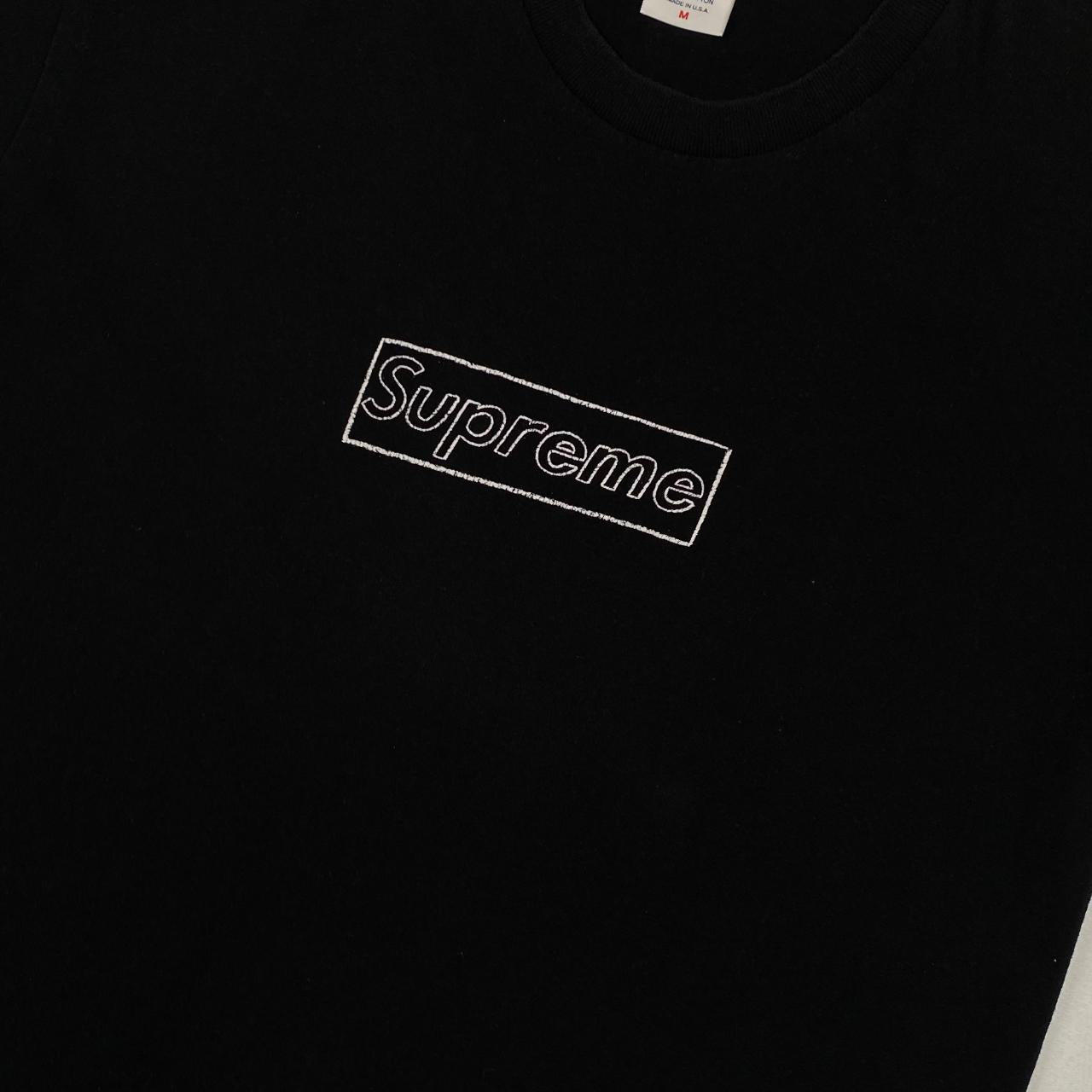 Authentic SS21 Supreme x Kaws Chalk Box Logo T-Shirt (M)