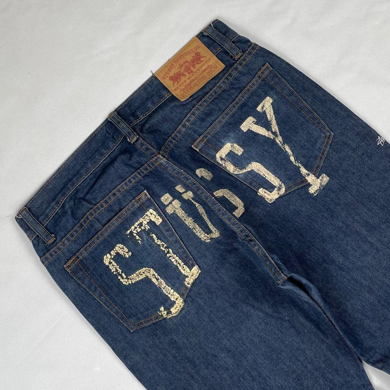 Authentic Vintage Stussy Spellout Jeans  (31")