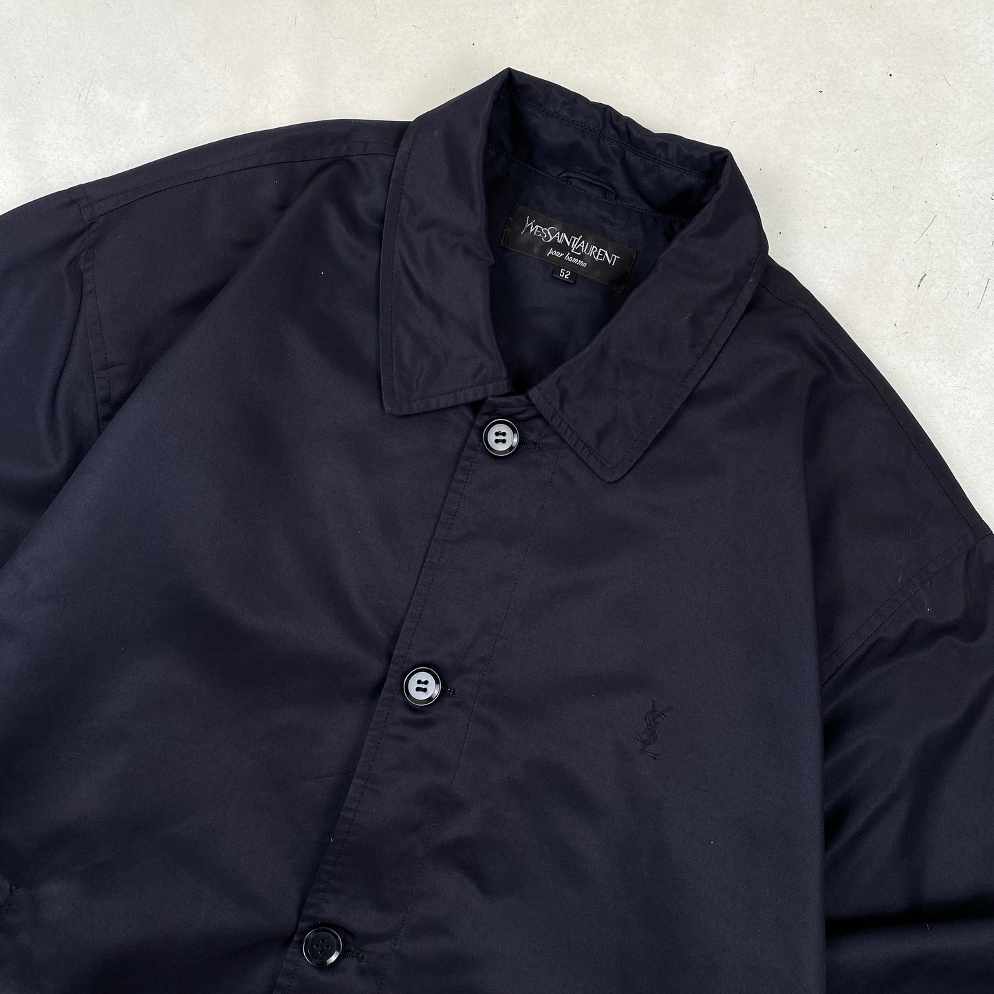 Authentic Vintage Yves Saint Laurent Light Harrington Jacket (L)