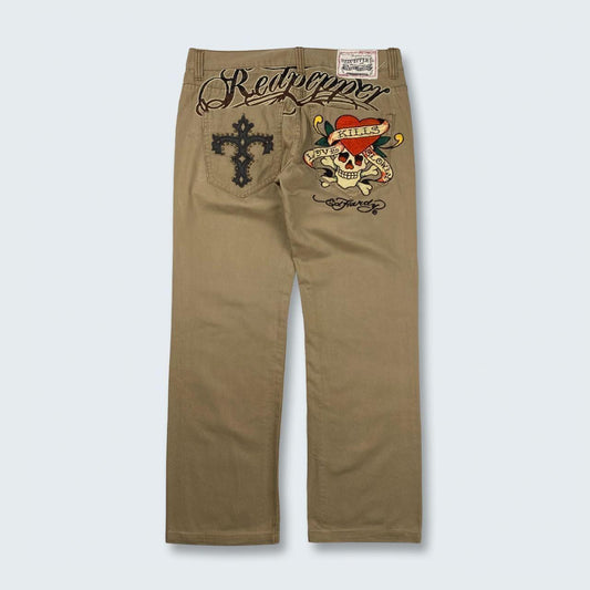 Authentic Vintage Ed Hardy Trousers (36")