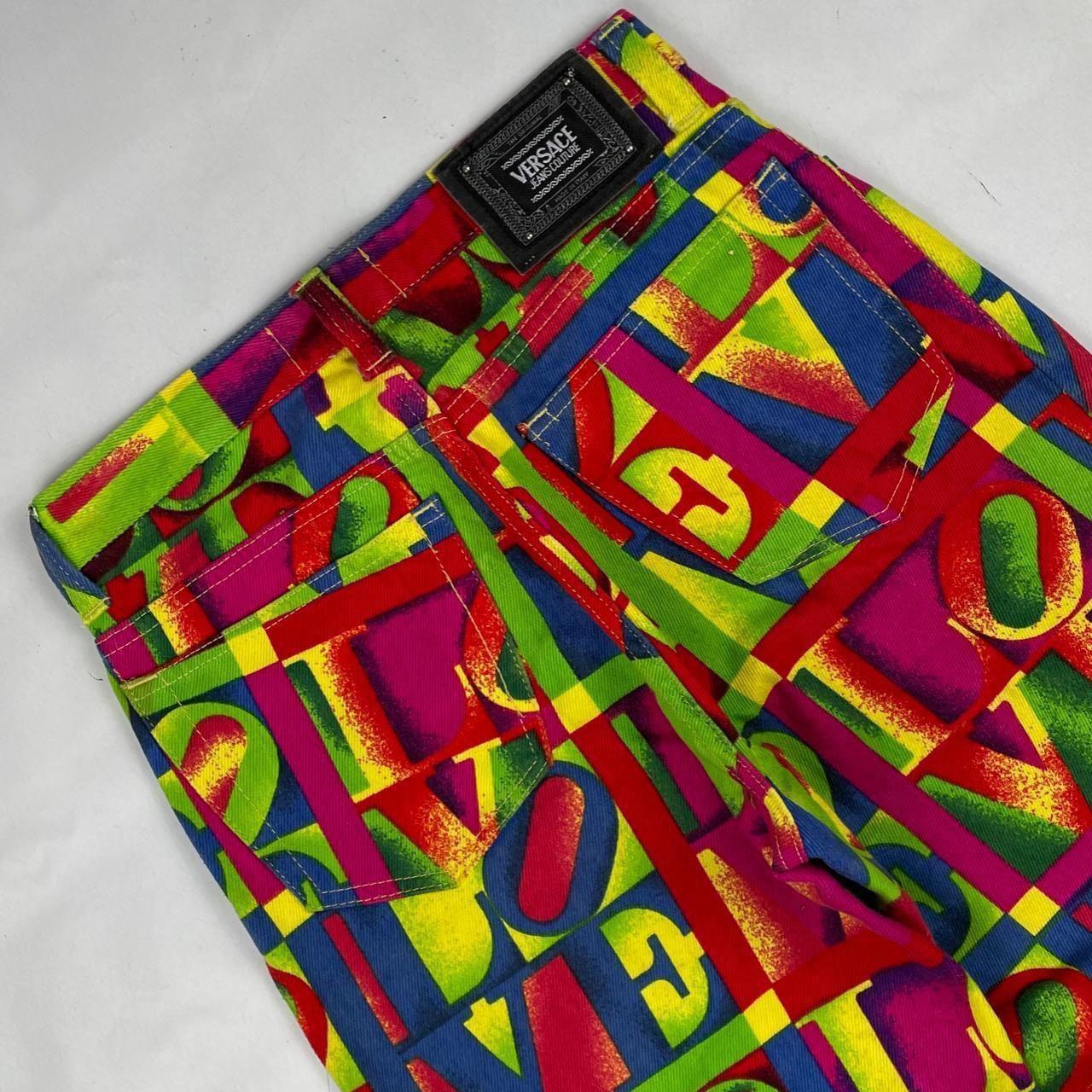 Authentic Vintage Versace 1995 Love Couture Jeans  (27")