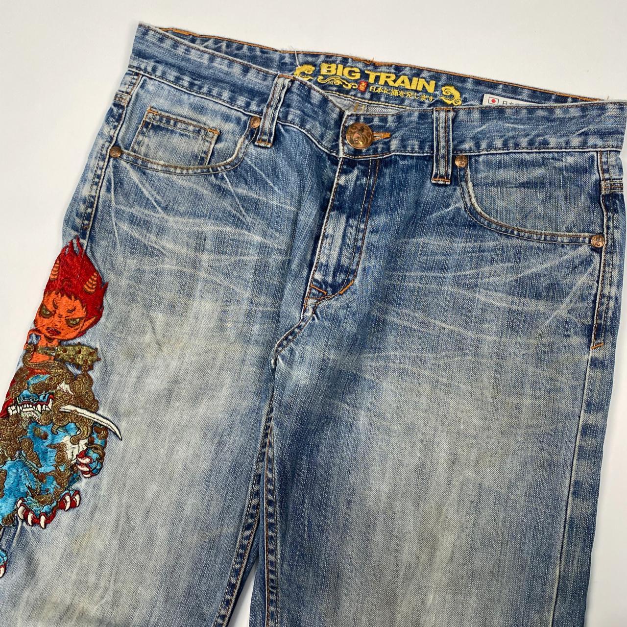 Authentic Vintage Japanese Denim Jeans  (34")