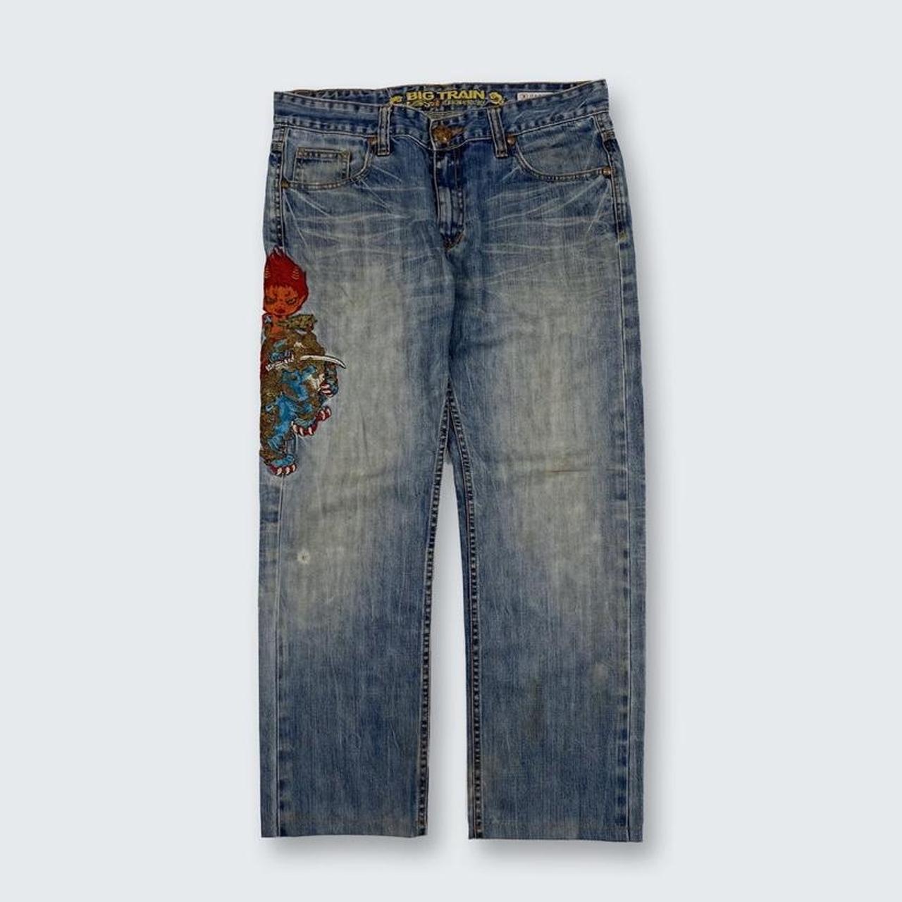 Authentic Vintage Japanese Denim Jeans  (34")