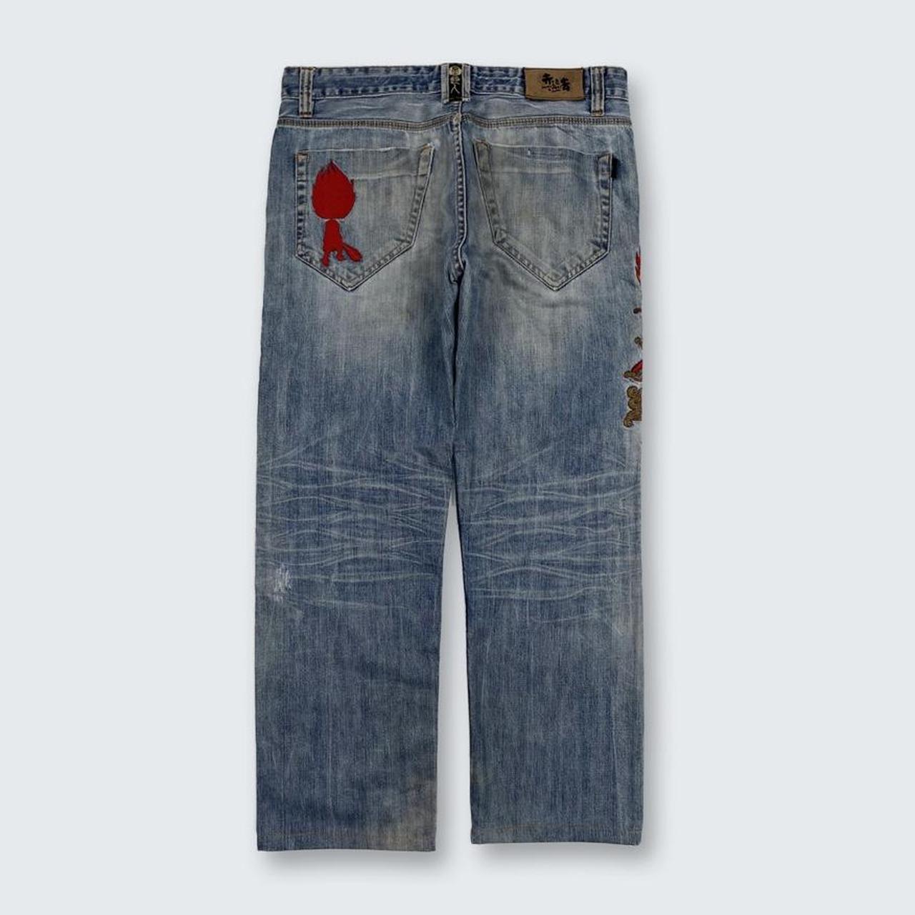 Authentic Vintage Japanese Denim Jeans  (34")