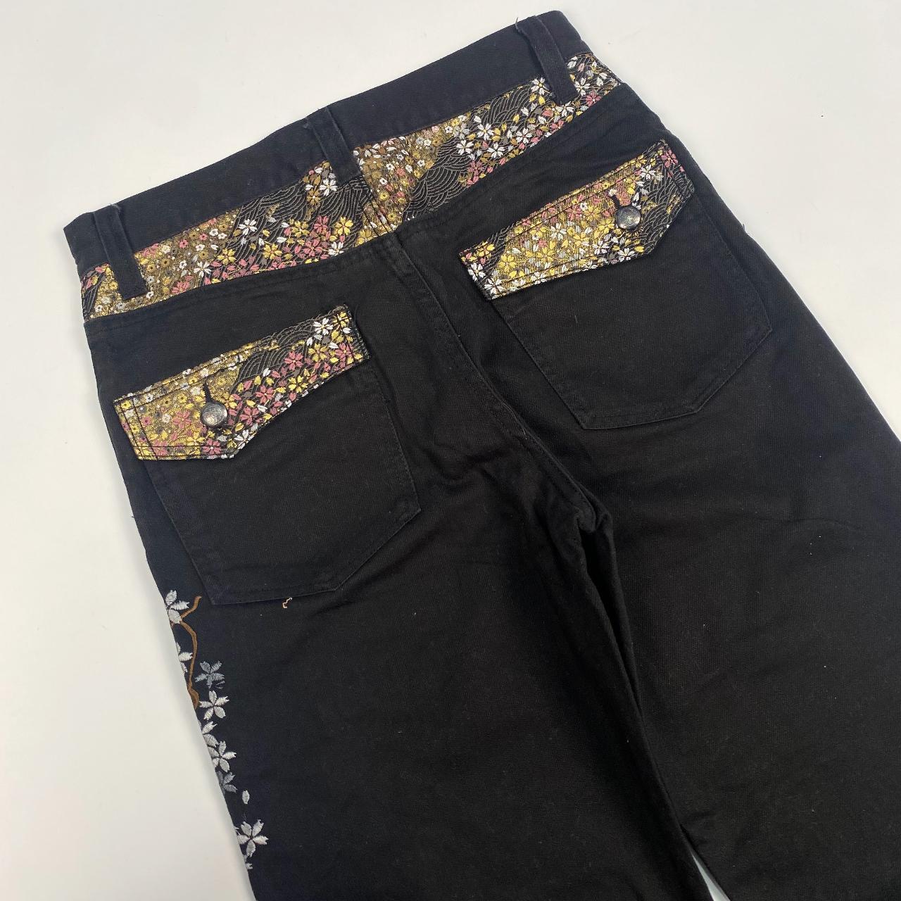 Authentic Vintage Embroidered Japanese Denim Jeans (28")
