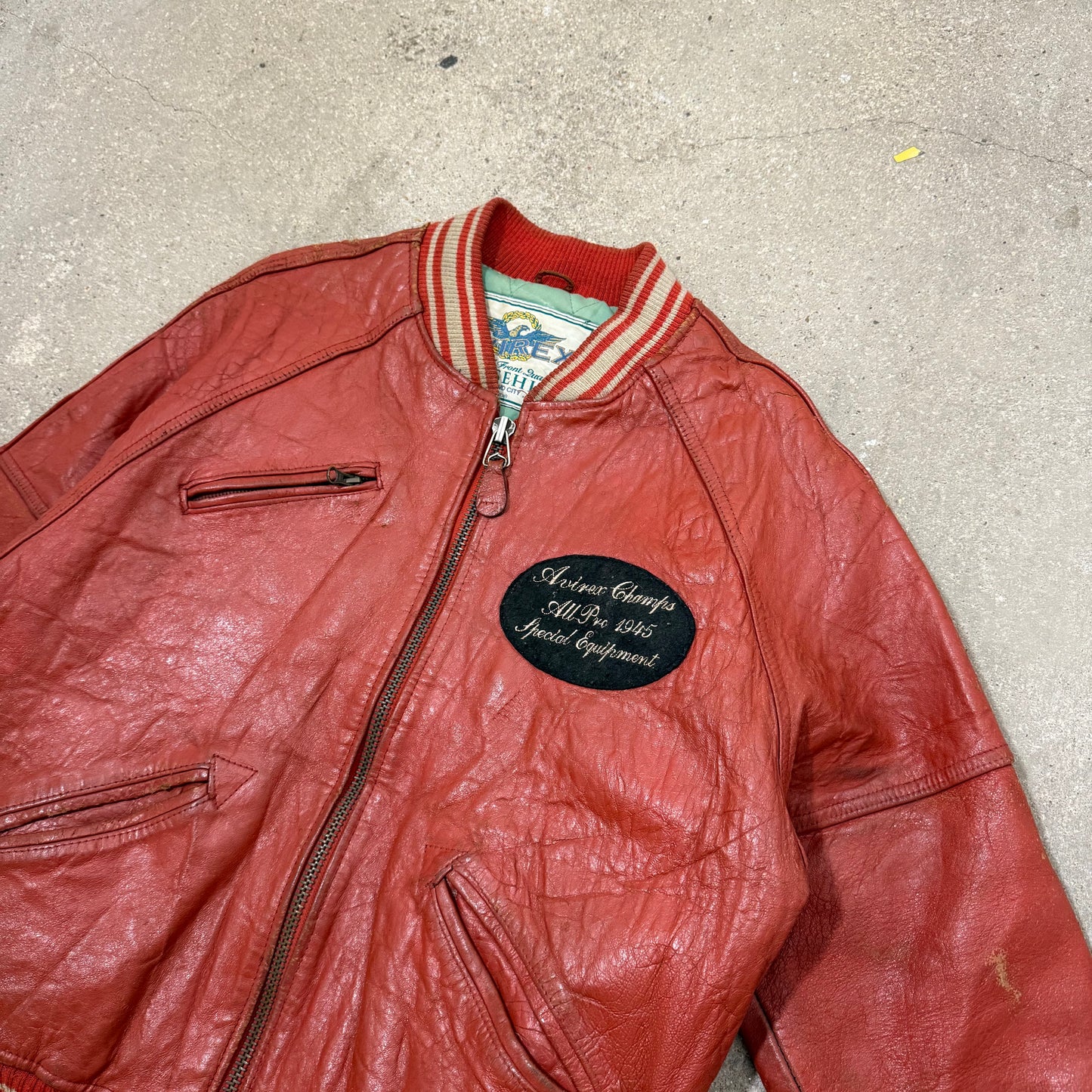 Authentic Vintage Avirex USA LeatherJacket (XS)