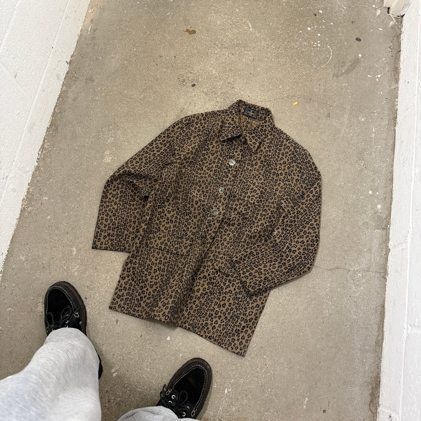 Authentic Vintage Women's Fendi Leopard Print Suit Set (M)