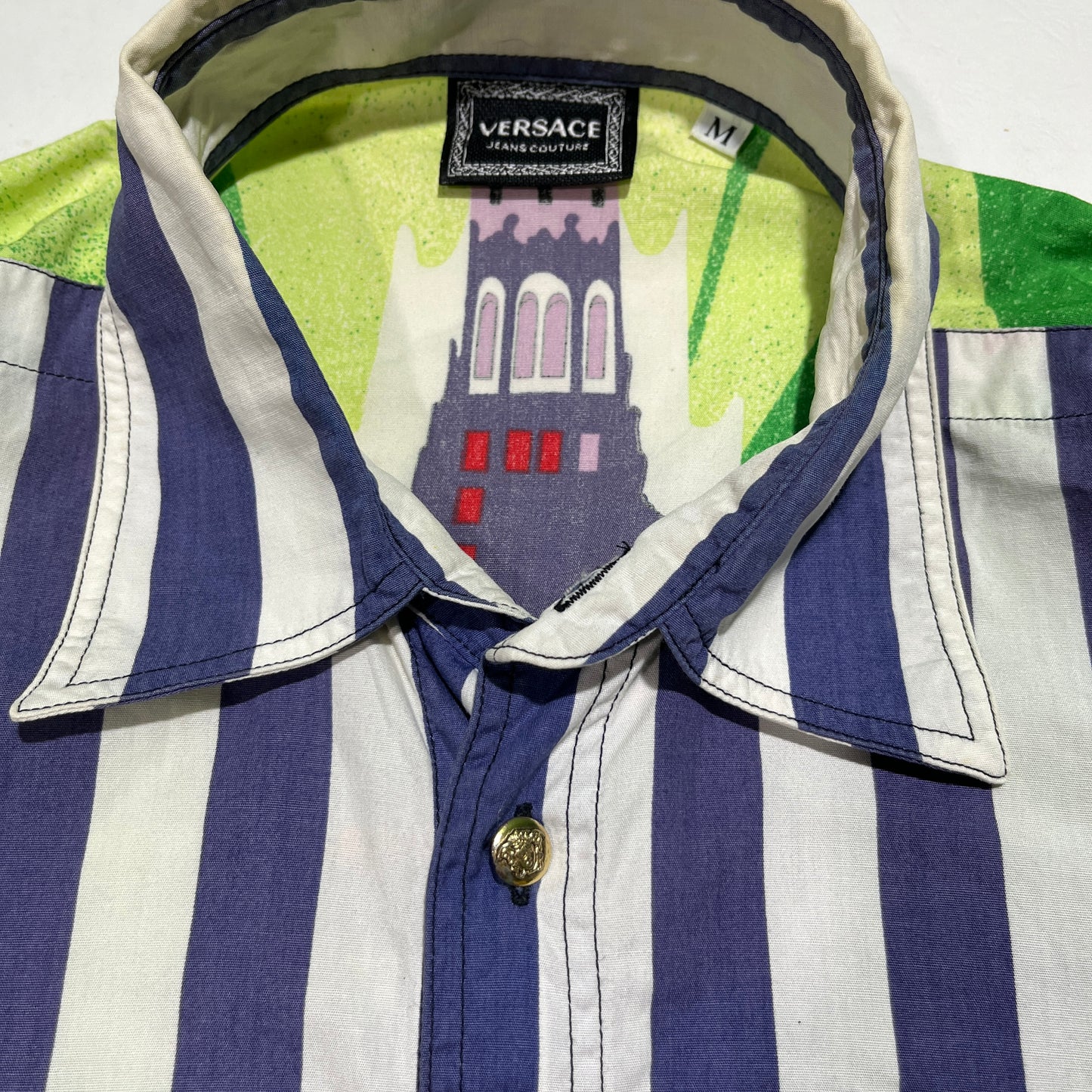 Authentic Vintage Versace Jeans Couture Striped Shirt (L)
