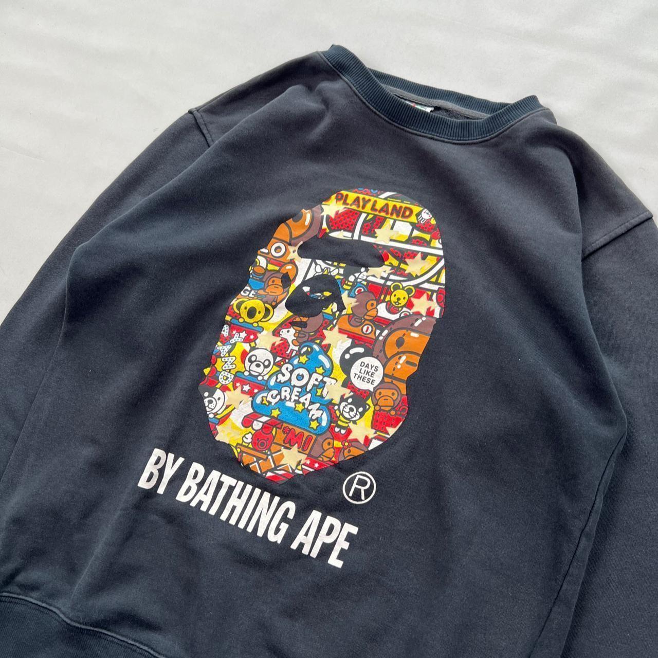 Authentic Vintage Bape Head Sweatshirt  (M)