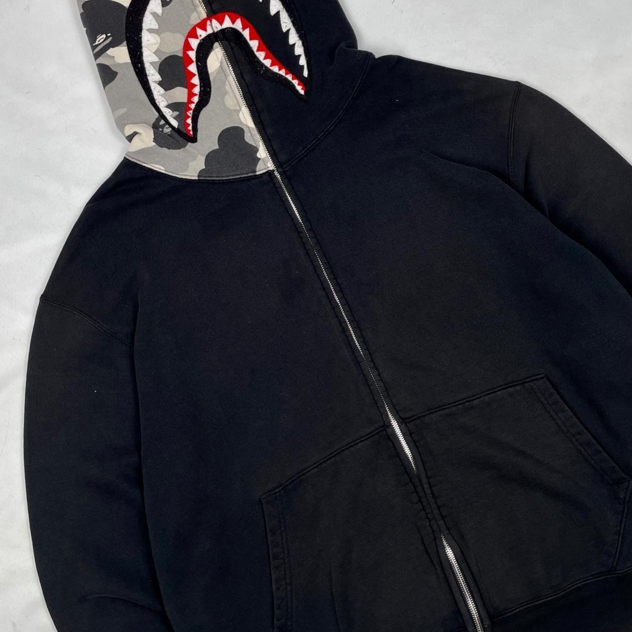 Authentic Vintage Bape Shark Full Zip Hoodie (L)