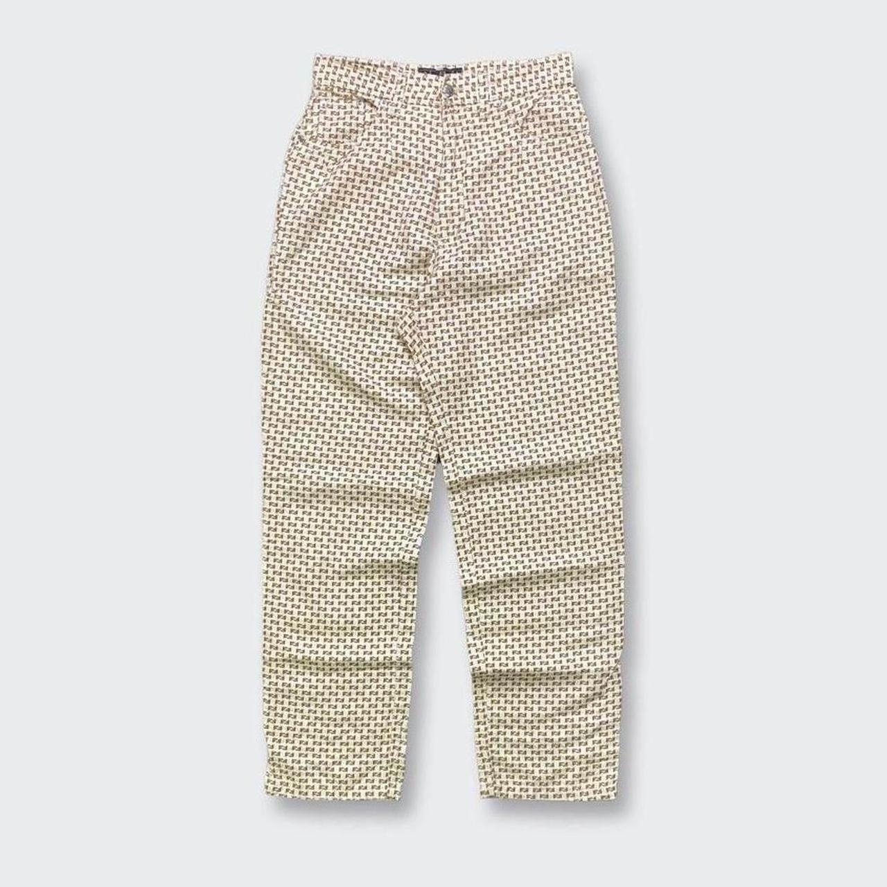 Authentic Vintage Fendi Monogram Trousers  (26")
