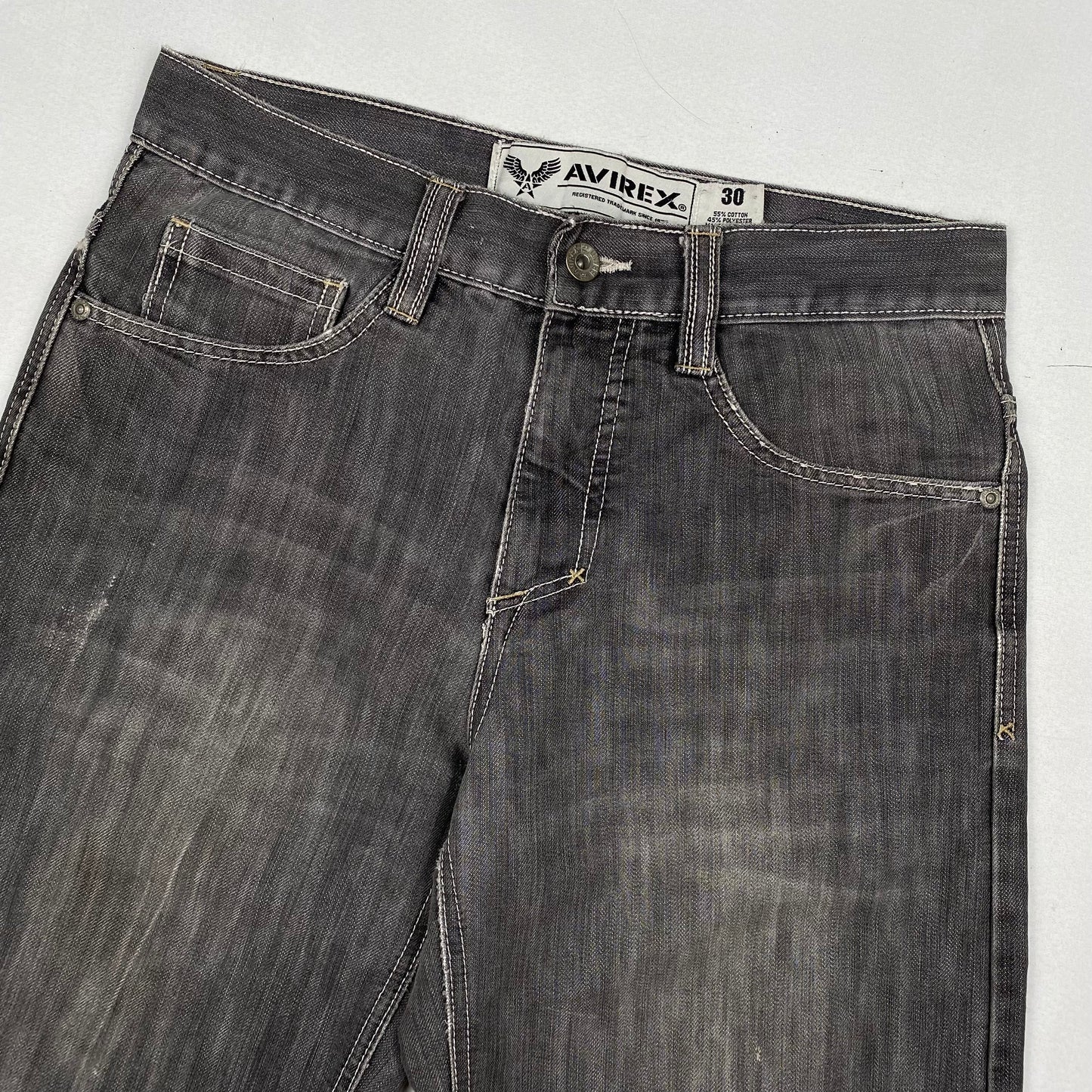 Authentic Vintage Avirex Denim Shorts (30")