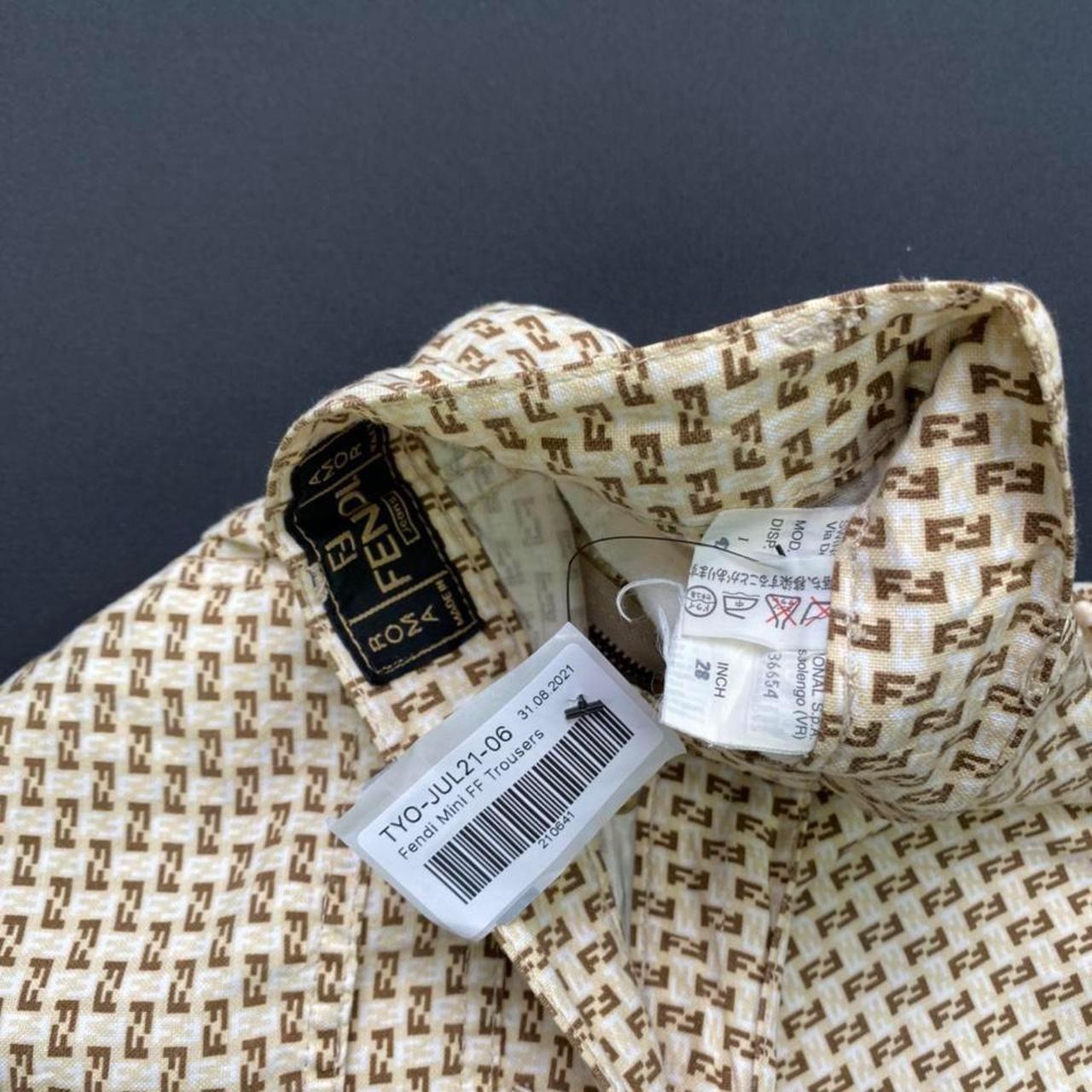 Authentic Vintage Fendi Monogram Trousers  (26")
