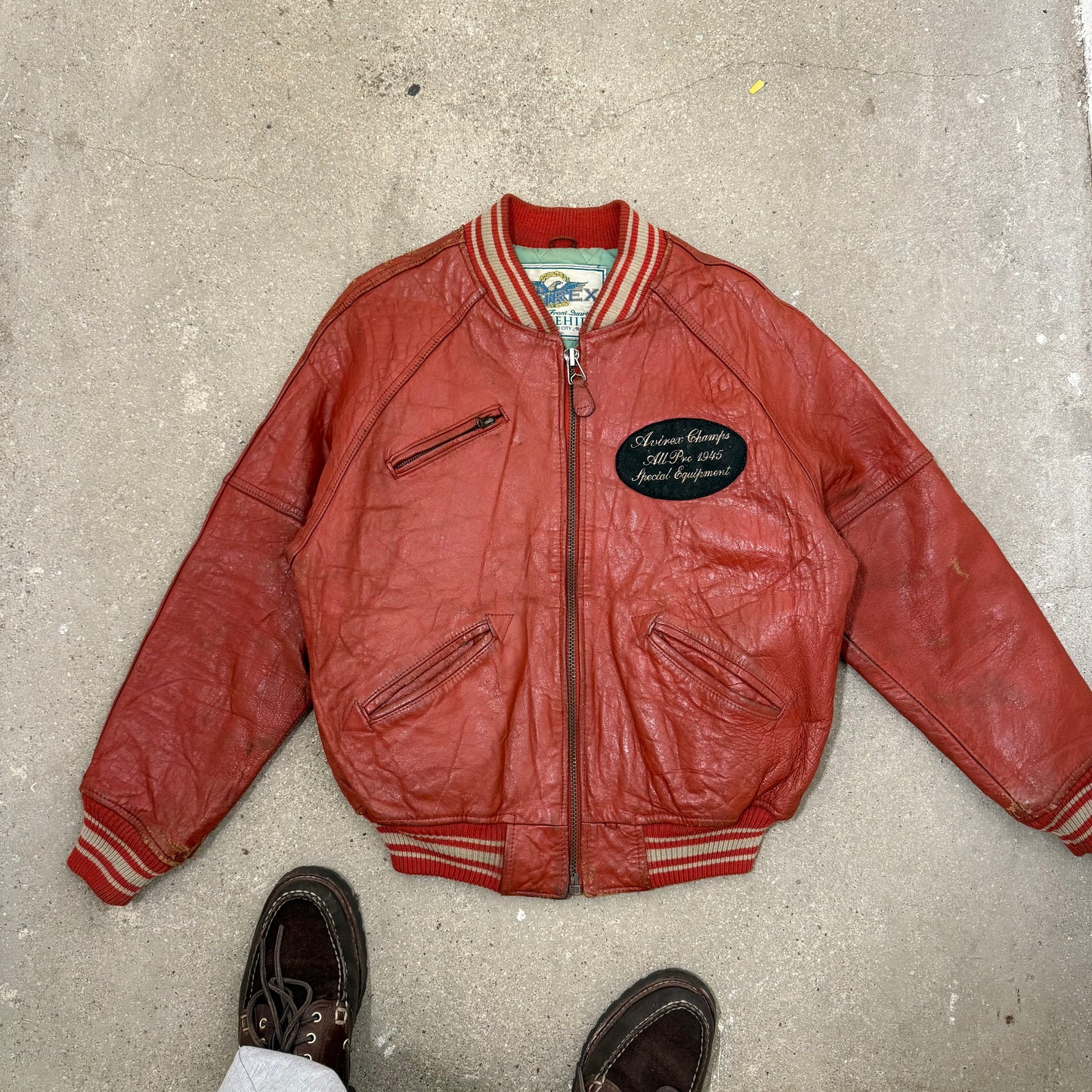 Authentic Vintage Avirex USA LeatherJacket (XS)