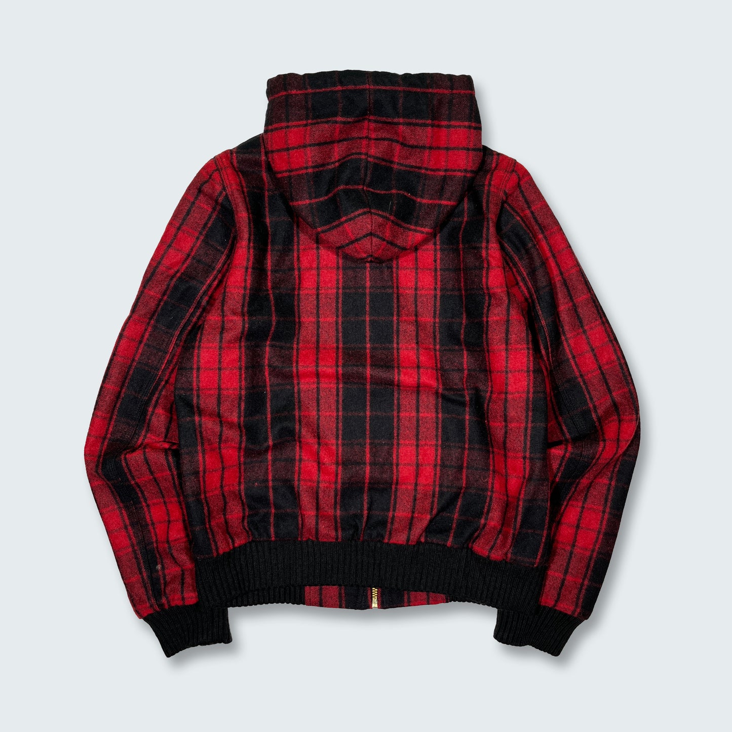 Authentic Vintage Carhartt Detroit Plaid Wool Tartan Jacket (XS)