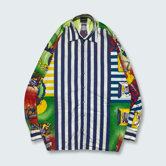 Authentic Vintage Versace Jeans Couture Striped Shirt (L)