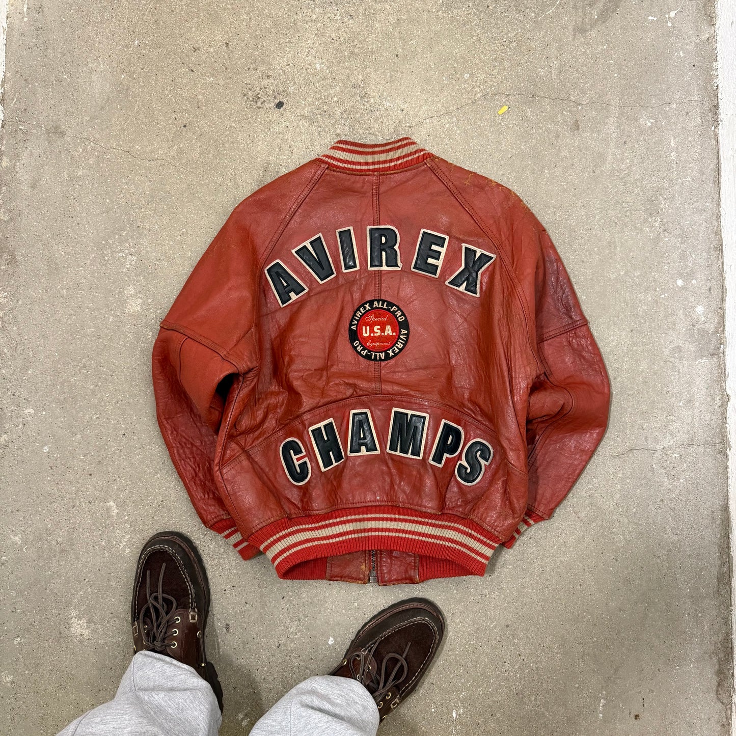 Authentic Vintage Avirex USA LeatherJacket (XS)