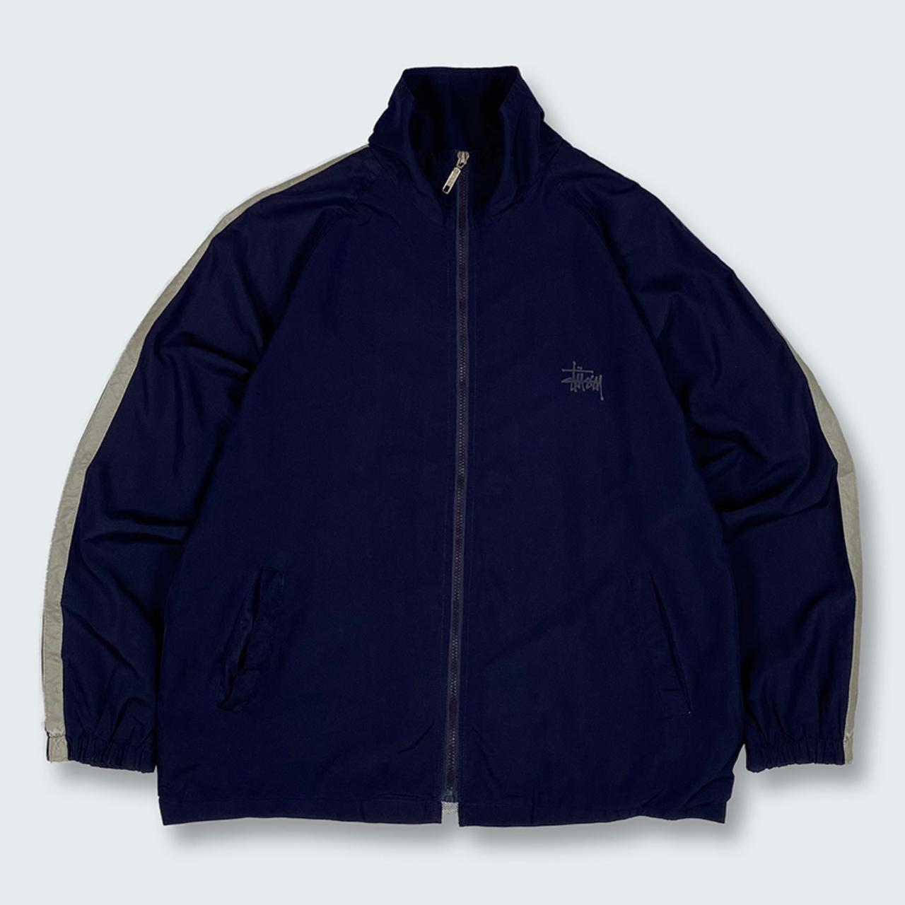Authentic Vintage Stussy Sport Reflective Track Jacket (L)