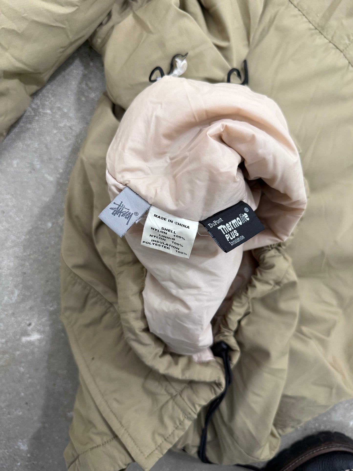 Authentic Vintage 1990's Stussy x Thermolite Insulated Jacket (M)