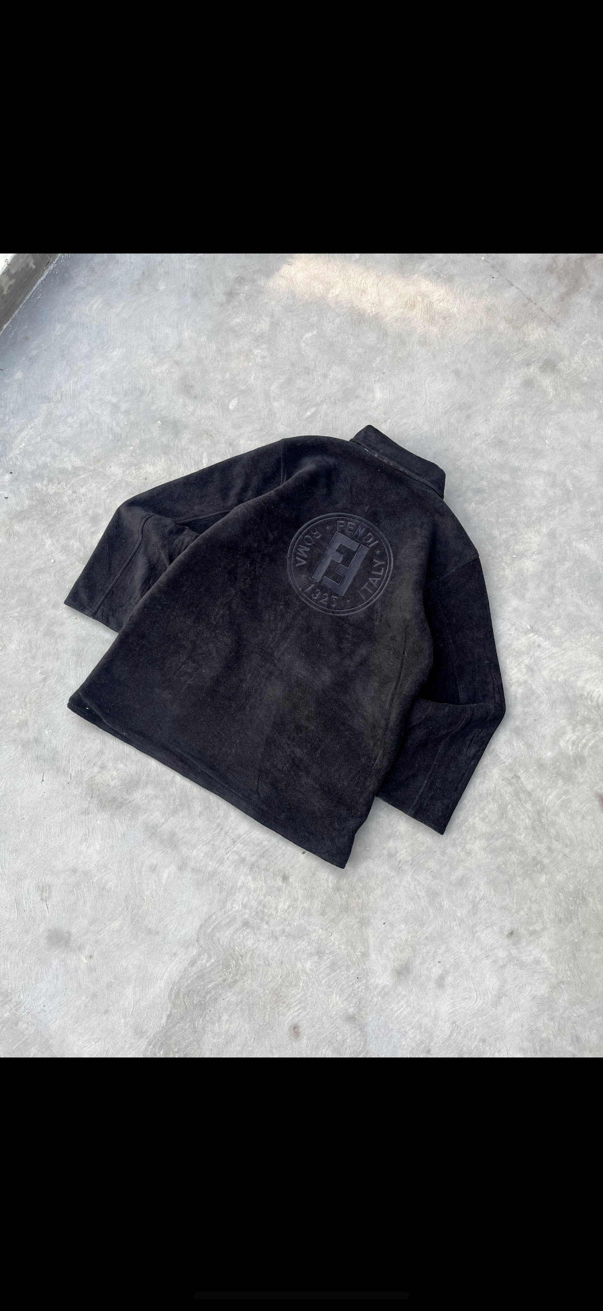 Authentic Vintage Fendi Reversible Zucca  Monogram Jacket (L)