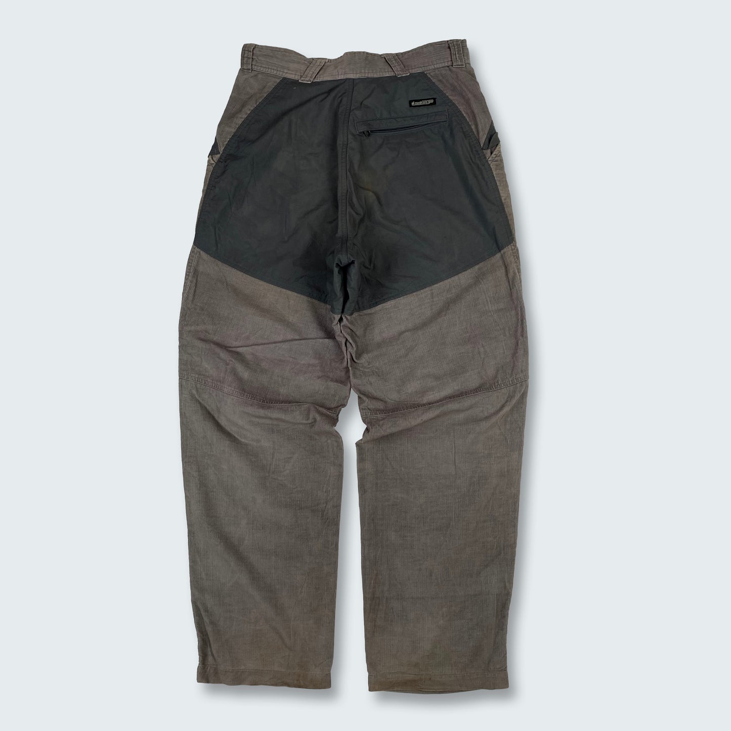 Authentic Vintage Nike ACG FW02 Cord and Nylon Panelled Cargo Trousers (30")