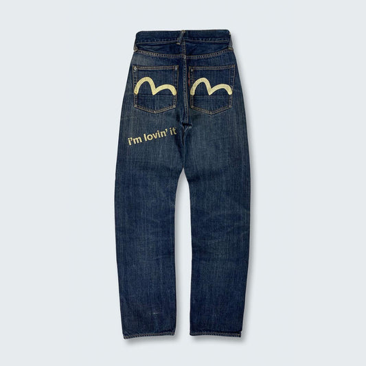 Authentic Vintage Evisu x McDonald's Jeans  (25")