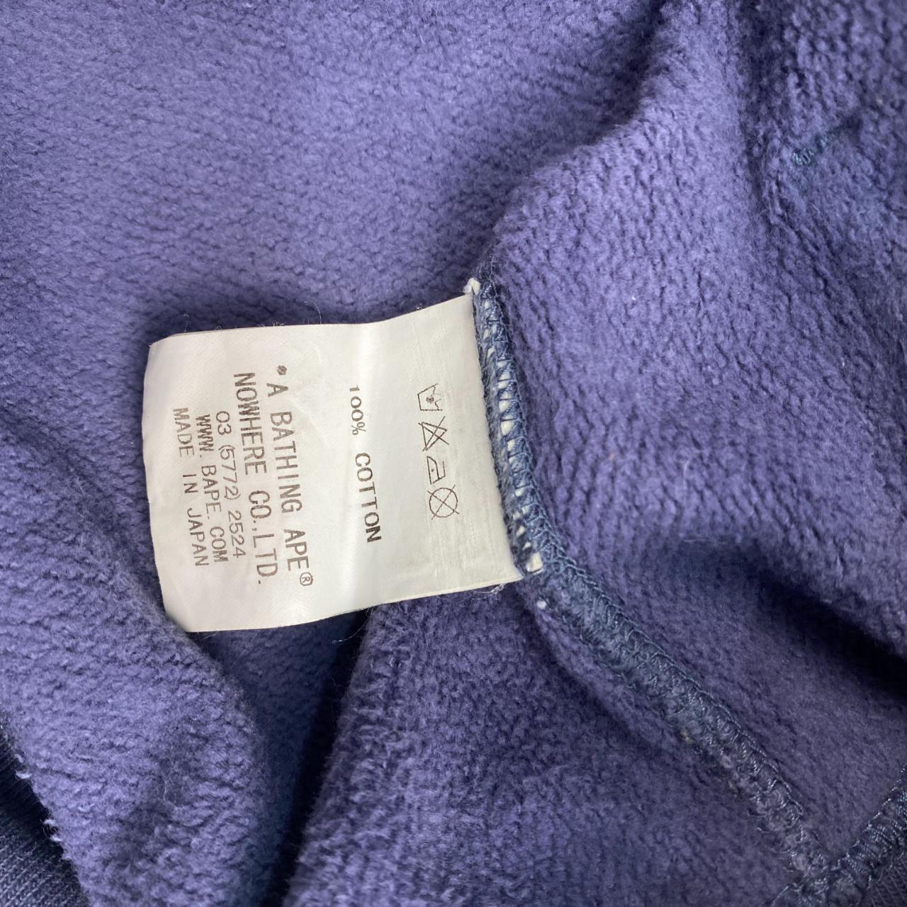 Authentic Vintage Bape Full Zip Hoodie (L)